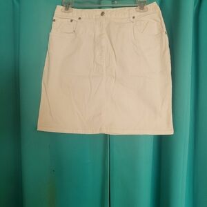 Charter Club White Mini Skirt Size 6